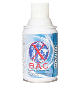 Odorizant dispenser standard lcd - x-bac smoke neutraliser 1x243 ml rubbermaid